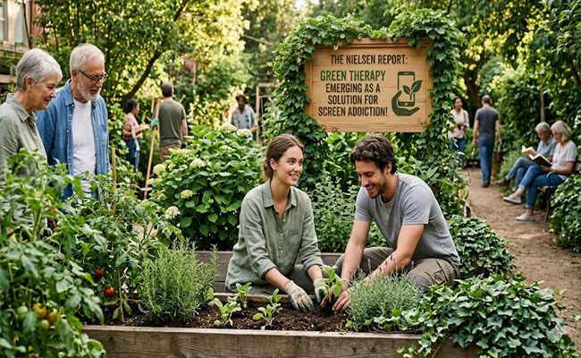 Green Therapy : స్క్రీన్ వ్యసనానికి 'గ్రీన్ థెరపీ' సరైన పరిష్కారం.. నీల్సన్ నివేదికలో వెల్లడి..