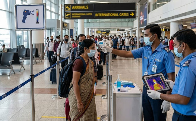 Ebola Thermal Screening : హైదరాబాద్ లోని ఆర్‌జీఐఏలో ‘ఎబోలా’ థర్మల్ స్క్రీనింగ్ షురూ..!