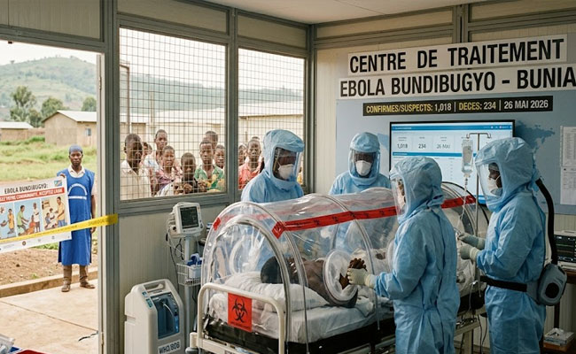 Ebola Outbreak in Congo : కాంగోలో ఎబోలా విజృభణ : 220 దాటిన అనుమానాస్పద మరణాలు.. రంగంలోకి డబ్ల్యూహెచ్‌ఓ.. 