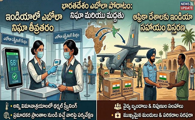 India Intensifies Ebola Surveillance : భారత్‌లో ఎబోలాపై ప్రత్యేక నిఘా.. ఆఫ్రికా దేశాలకు అండగా ఇండియా..!