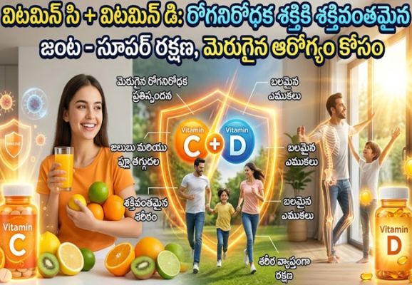 Powerful Immunity : రోగనిరోధక శక్తికి ‘సి’ ప్లస్ ‘డి’.. రెండూ ఉంటే మన ఆరోగ్యానికి సూపర్‌ ప్రొటెక్షన్..!