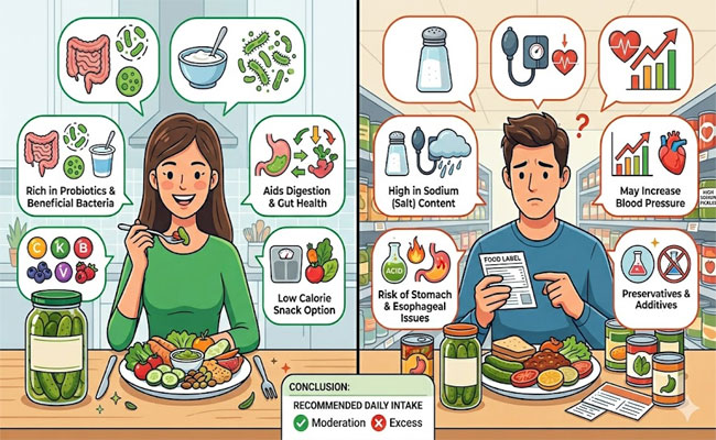 Health Alert : భోజనంలో రోజూ ఊరగాయ.. అమృతమా..? అనారోగ్యమా..? నిజాలు తెలుసుకోండి..!