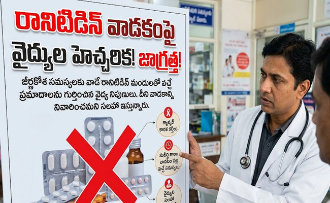 Caution with Gastric Medicines : గ్యాస్ట్రిక్ మాత్రలతో జాగ్రత్త : 'రానిటిడిన్' వాడకంపై వైద్య నిపుణుల హెచ్చరిక..!