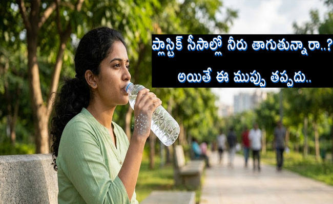 Plastic Bottle : ప్లాస్టిక్ సీసాల్లో నీరు తాగుతున్నారా..? అయితే ఈ ముప్పు తప్పదు..  