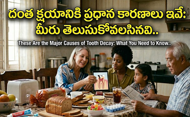 Tooth Decay : దంతక్షయానికి ప్రధాన కారణాలు ఇవే..! 