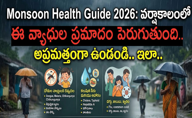Monsoon Health Guide 2026: వర్షాకాలంలో ఈ వ్యాధుల ప్రమాదం పెరుగుతుంది, అప్రమత్తంగా ఉండండి.. ఇలా.. 
