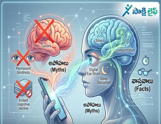 Smartphones : స్మార్ట్‌ఫోన్‌తో మెదడు, కళ్లకు ముప్పు ఉందా..? అపోహలు, వాస్తవాలు..!