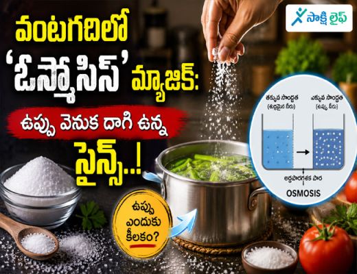 The Osmosis Magic : వంటగదిలో ‘ఓస్మోసిస్’ మ్యాజిక్: ఉప్పు వెనుక దాగి ఉన్న సైన్స్..!