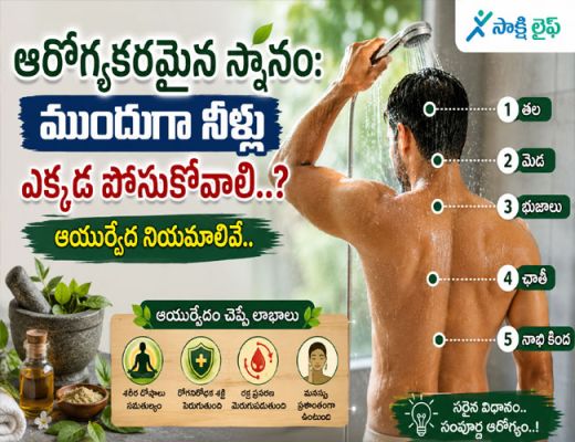 Healthy Bathing Habits : ఆరోగ్యకరమైన స్నానం: ముందుగా నీళ్లు ఎక్కడ పోసుకోవాలి..? ఆయుర్వేద నియమాలివే..