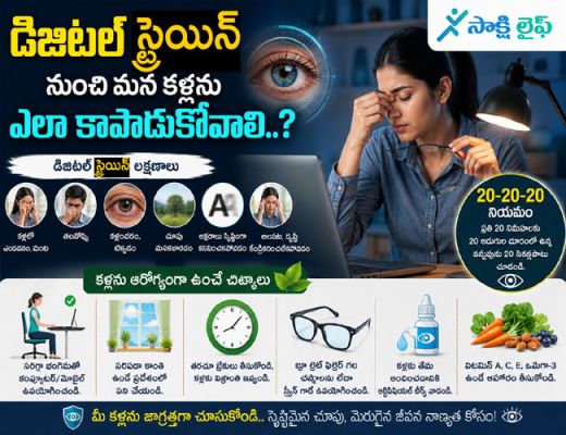 Digital Eye Strain : డిజిటల్ స్ట్రెయిన్ నుంచి మన కళ్లను ఎలా కాపాడుకోవాలి..?  