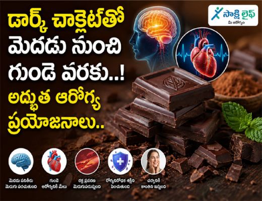 Dark Chocolate amazing health Benefits : డార్క్ చాక్లెట్‌తో మెదడు నుంచి గుండె వరకు..! అద్భుత ఆరోగ్య ప్రయోజనాలు..   