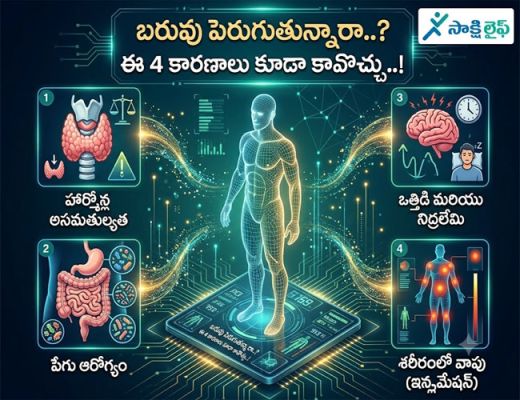 Weight : బరువు పెరుగుతున్నారా..? ఈ 4 కారణాలు కూడా కావొచ్చు..!