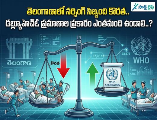 Nursing Staff Shortage in Telangana : తెలంగాణాలో నర్సింగ్ సిబ్బంది కొరత.. డబ్ల్యూహెచ్‌ఓ ప్రమాణాల ప్రకారం ఎంతమంది ఉండాలి..? 