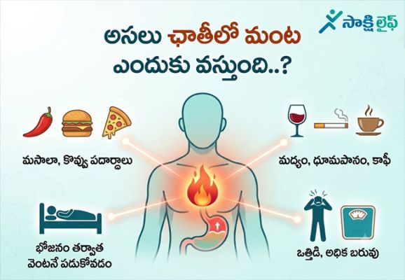 Chest Burning : అసలు ఛాతీలో మంట ఎందుకు వస్తుంది..?