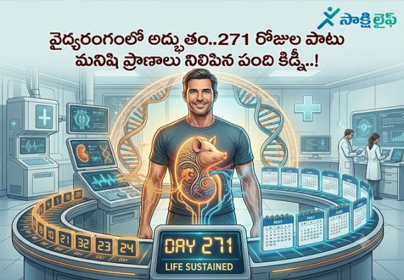 Medical Miracle : వైద్యరంగంలో అద్భుతం..271 రోజుల పాటు మనిషి ప్రాణాలు నిలిపిన పంది కిడ్నీ..!