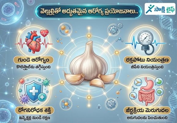 Health Benefits of Garlic : వెల్లుల్లితో అద్భుతమైన ఆరోగ్య ప్రయోజనాలు..