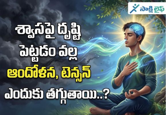 Reduce Anxiety and Stress : శ్వాసపై దృష్టి పెట్టడం వల్ల ఆందోళన, టెన్షన్‌ ఎందుకు తగ్గుతాయి..? 