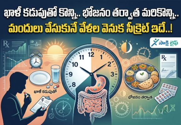 Medicines : ఖాళీ కడుపుతో కొన్ని.. భోజనం తర్వాత మరికొన్ని..మందులు వేసుకునే వేళల వెనుక సీక్రెట్ ఇదే..!