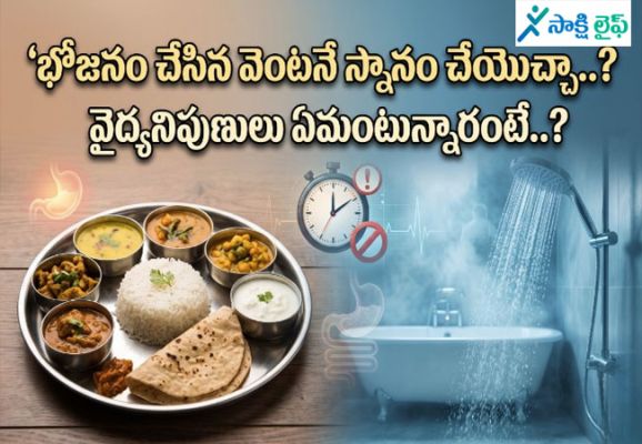 Bath After Eating : భోజనం చేసిన వెంటనే స్నానం చేయొచ్చా..? వైద్యనిపుణులు ఏమంటున్నారంటే..? 